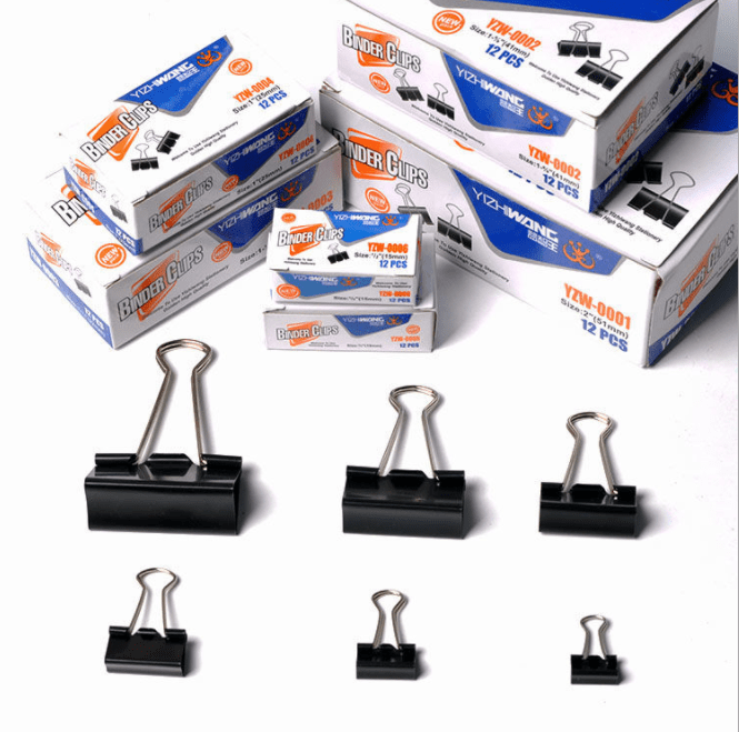 Office Supplies Binder Clip 19MM 25MM 50MM (12 Pieces) Shopee Philippines