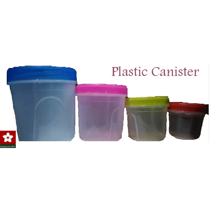 Canister Plastic with Assorted Color Shopee Philippines