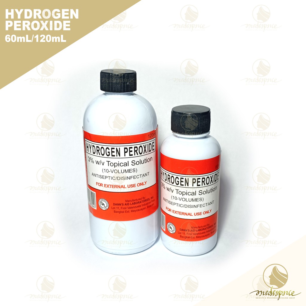 Hydrogen Peroxide /Agua Oxigenada (60ml, 120ml, 500ml, 1 liter, 1gal