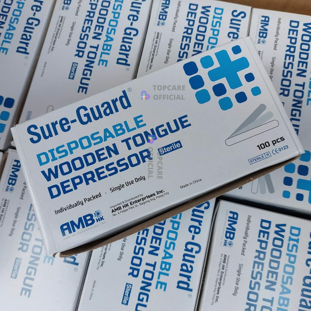 Tounge Depressor Wooden STERILE (100’s) SUREGAURD / Wooden Tongue Depressor Shopee Philippines