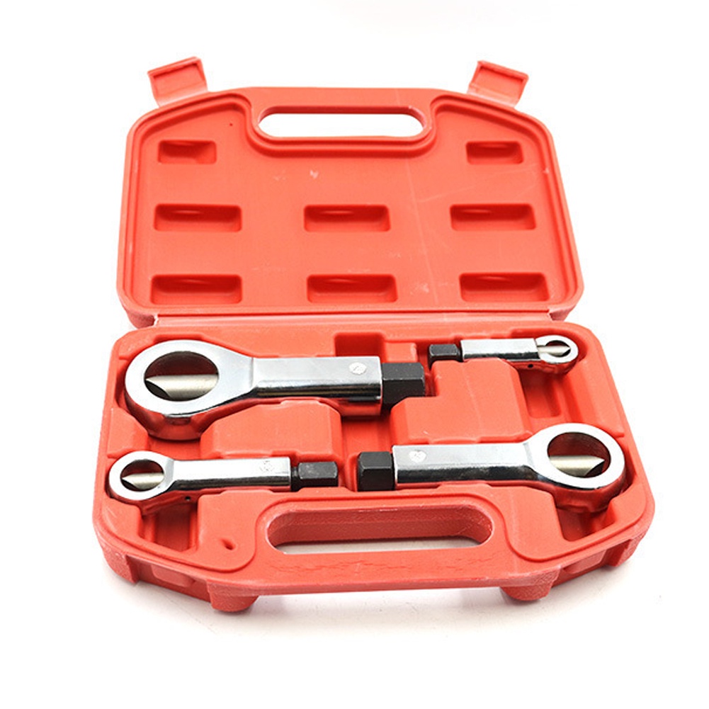 927mm Chrome Vanadium Steel Damaged Screw Nut Splitter Spanner Kit