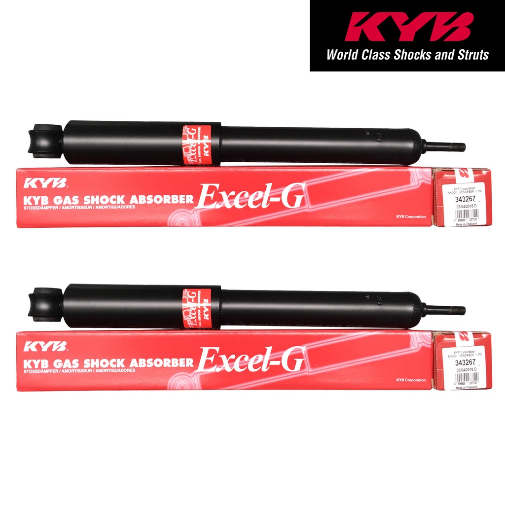 KYB KAYABA ExcelG Shock Absorber Rear for Toyota LiteAce 1985 1991 Set of 2 (343267