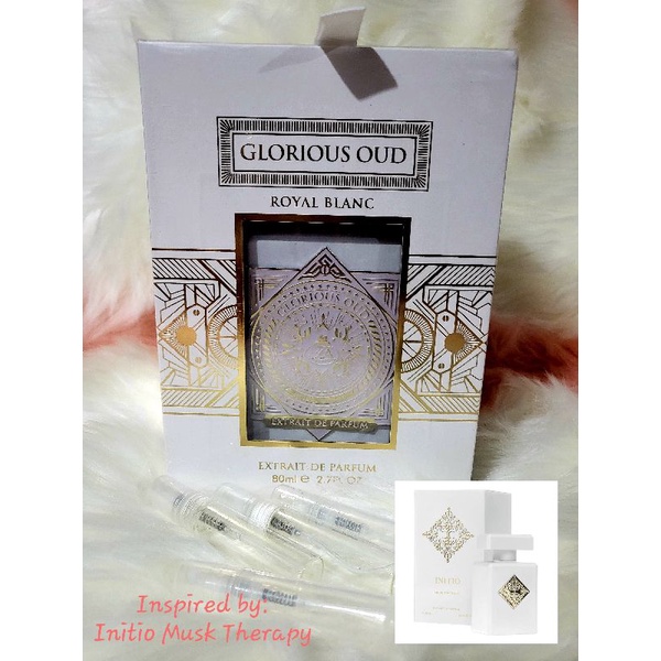 [DECANT] Fragrance World GLORIOUS OUD ROYAL BLANC Extrait De Parfum