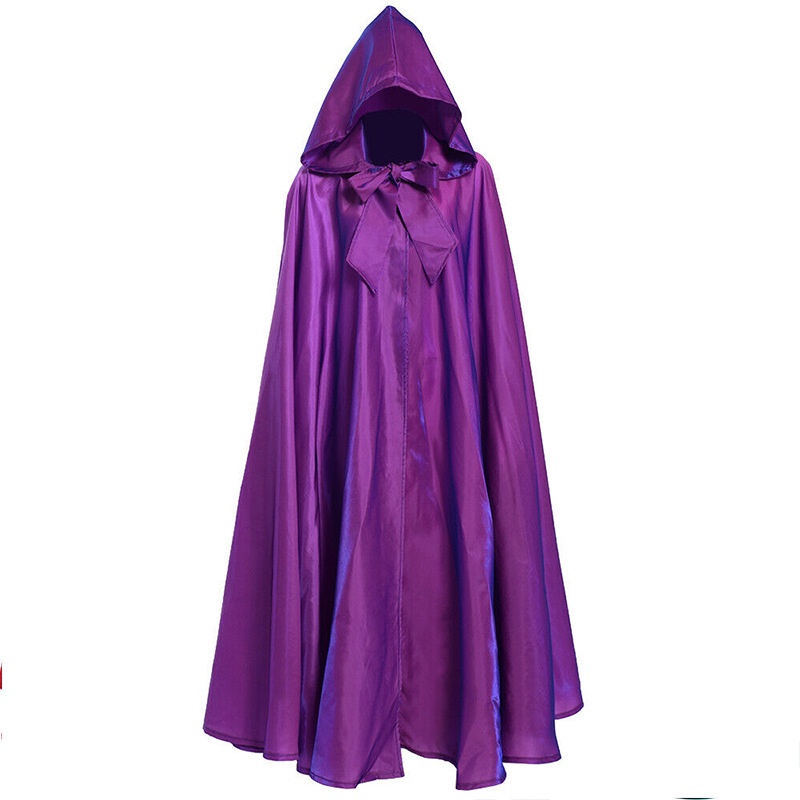 2022 Halloween Party Cosplay Woman Men Adult Long Hero Witchcraft Robe