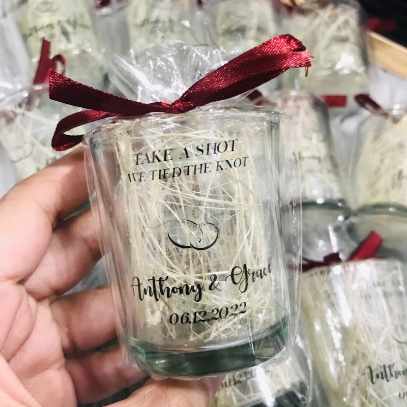 Souvenir/GiveawayShotglass and for Weddings Birthdays Baptism 