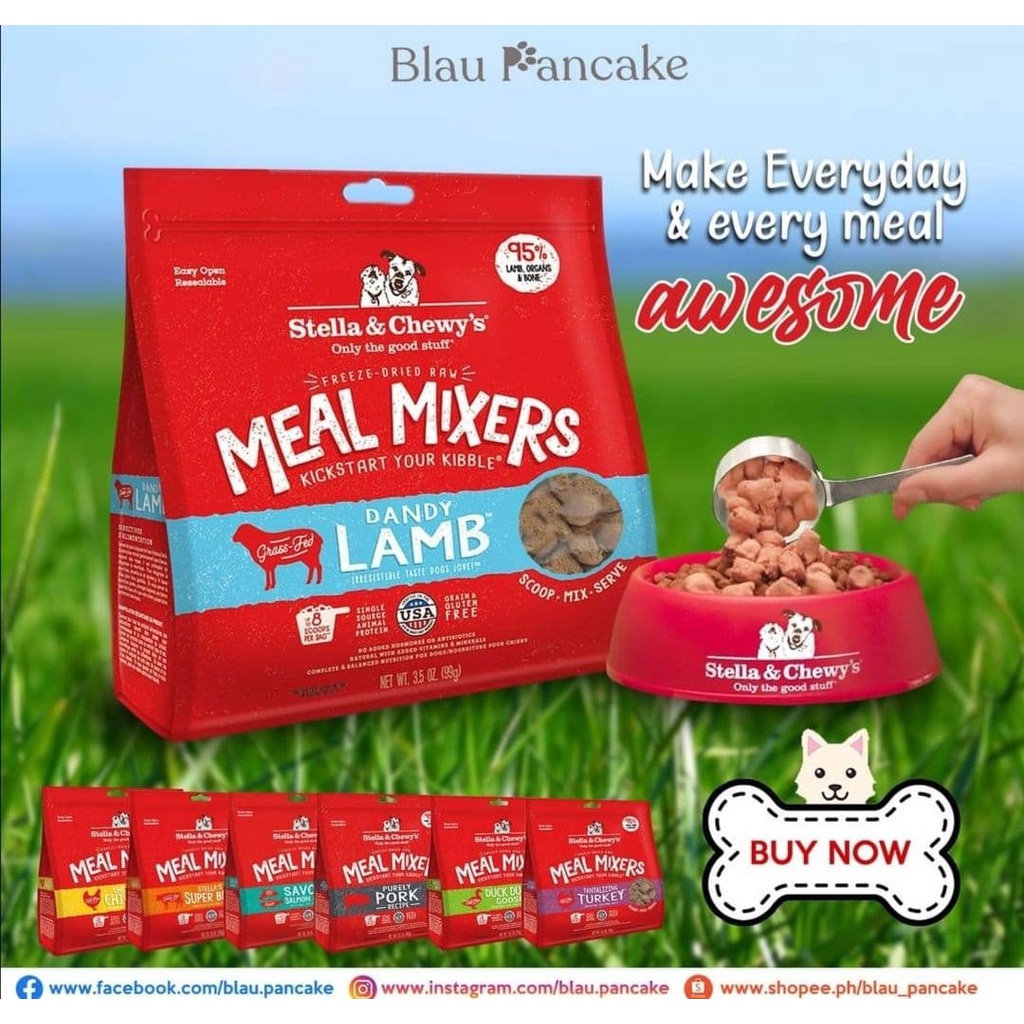 Stella & Chewy's FreezeDried Raw Stella's Meal Mixers Dog Food Topper