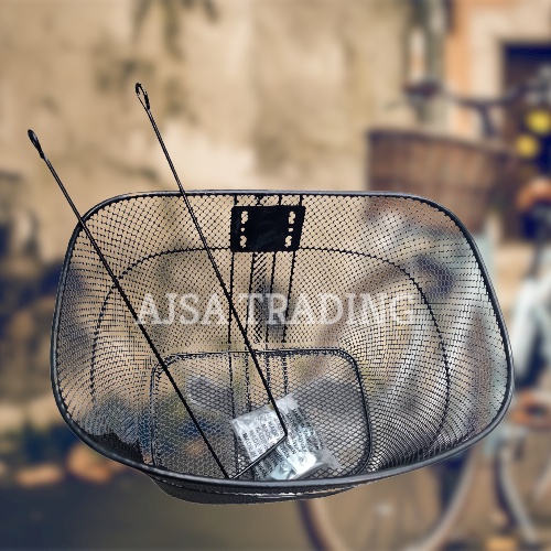 FRONT BICYCLE BASKET 20 26 WITH BRACE FOR MTB,BMX,EBIKE, JAPANESE