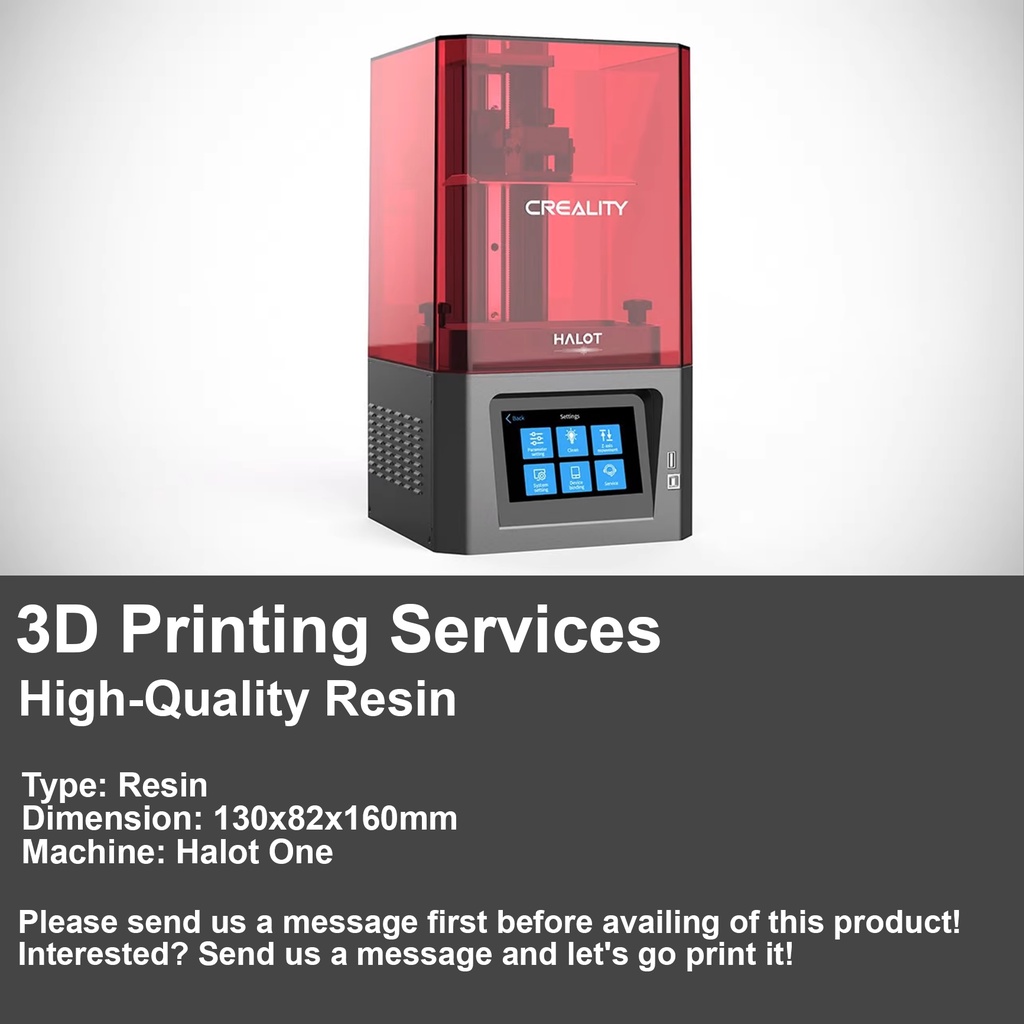 3D Printing Services High Quality Resin FDM Filament Cosplay
