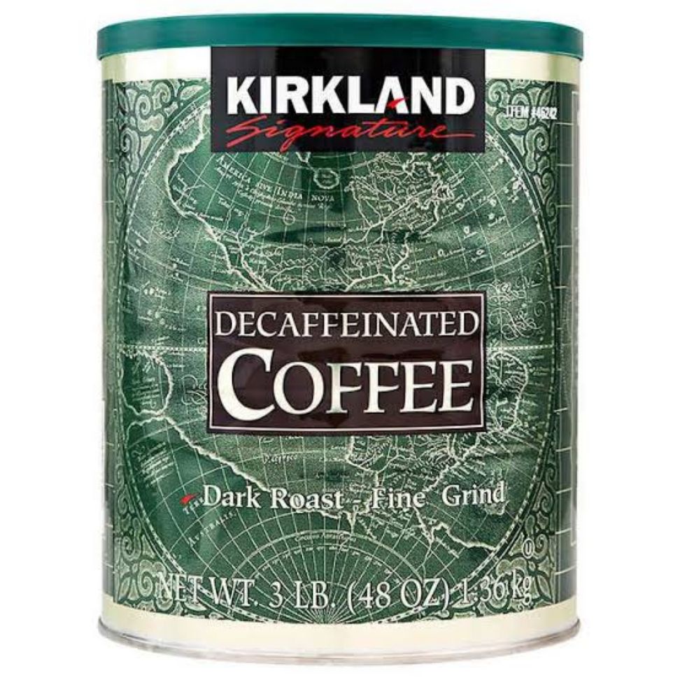 Kirkland Signature Decaf Coffee 100 Arabica Beans, Fine Grind (1