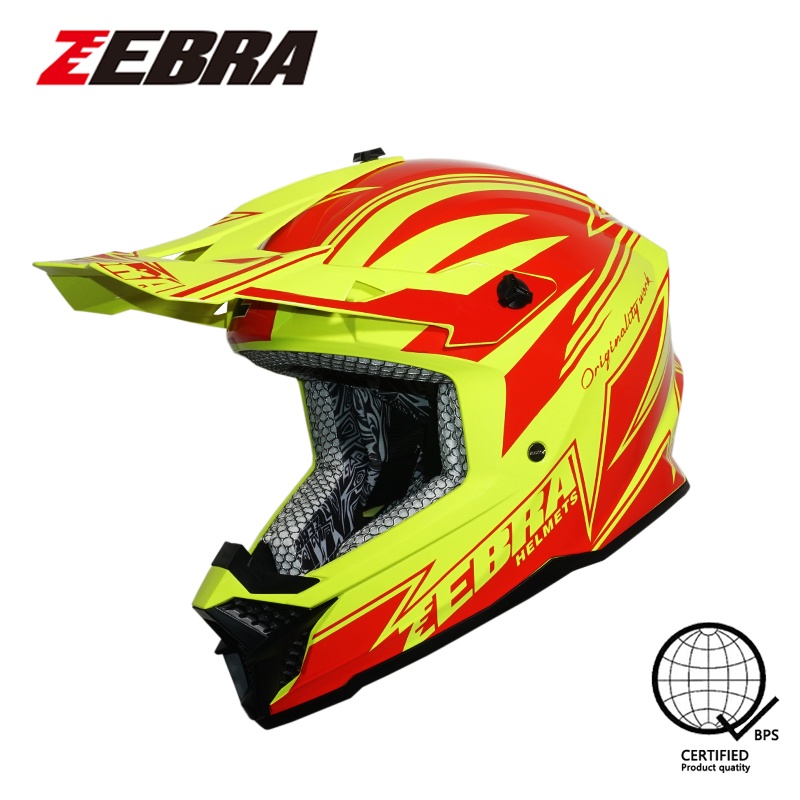 Zebra helmet for motorcycle offroad helemt full face helmet helmet