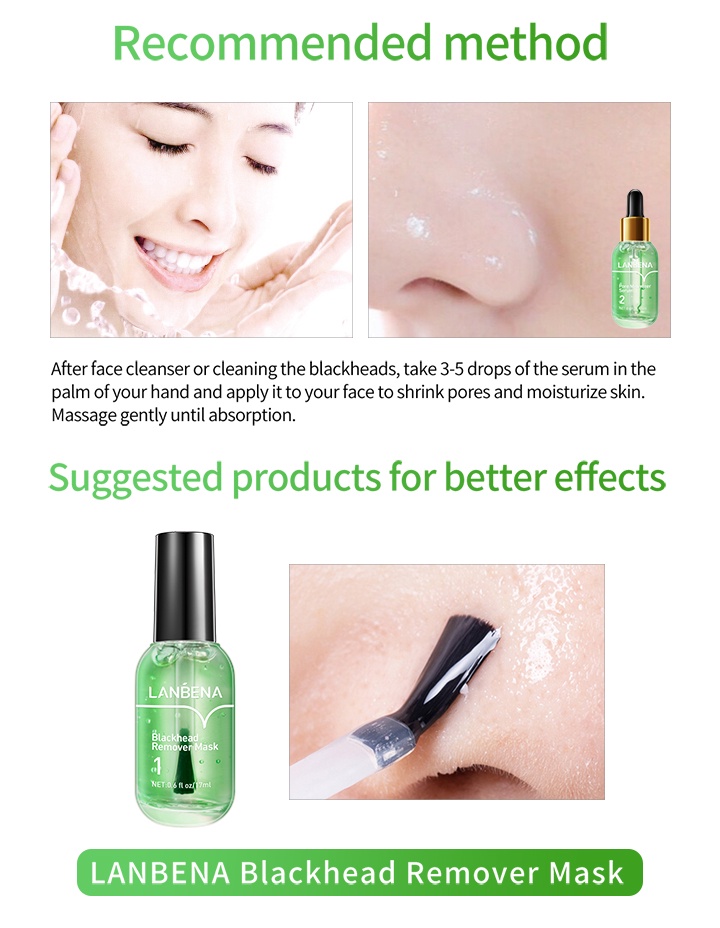 LANBENA Pore Minimizer Serum Step2 Shrink Pores Serum blackhead Remover