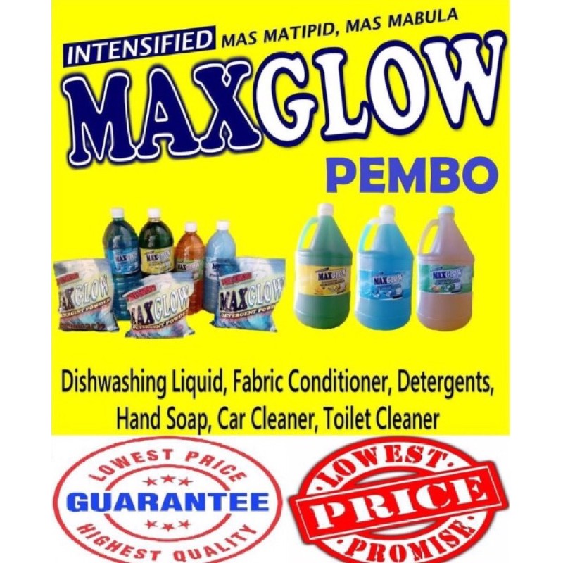 MAXGLOW Dishwashing Liquid 1.5L Shopee Philippines