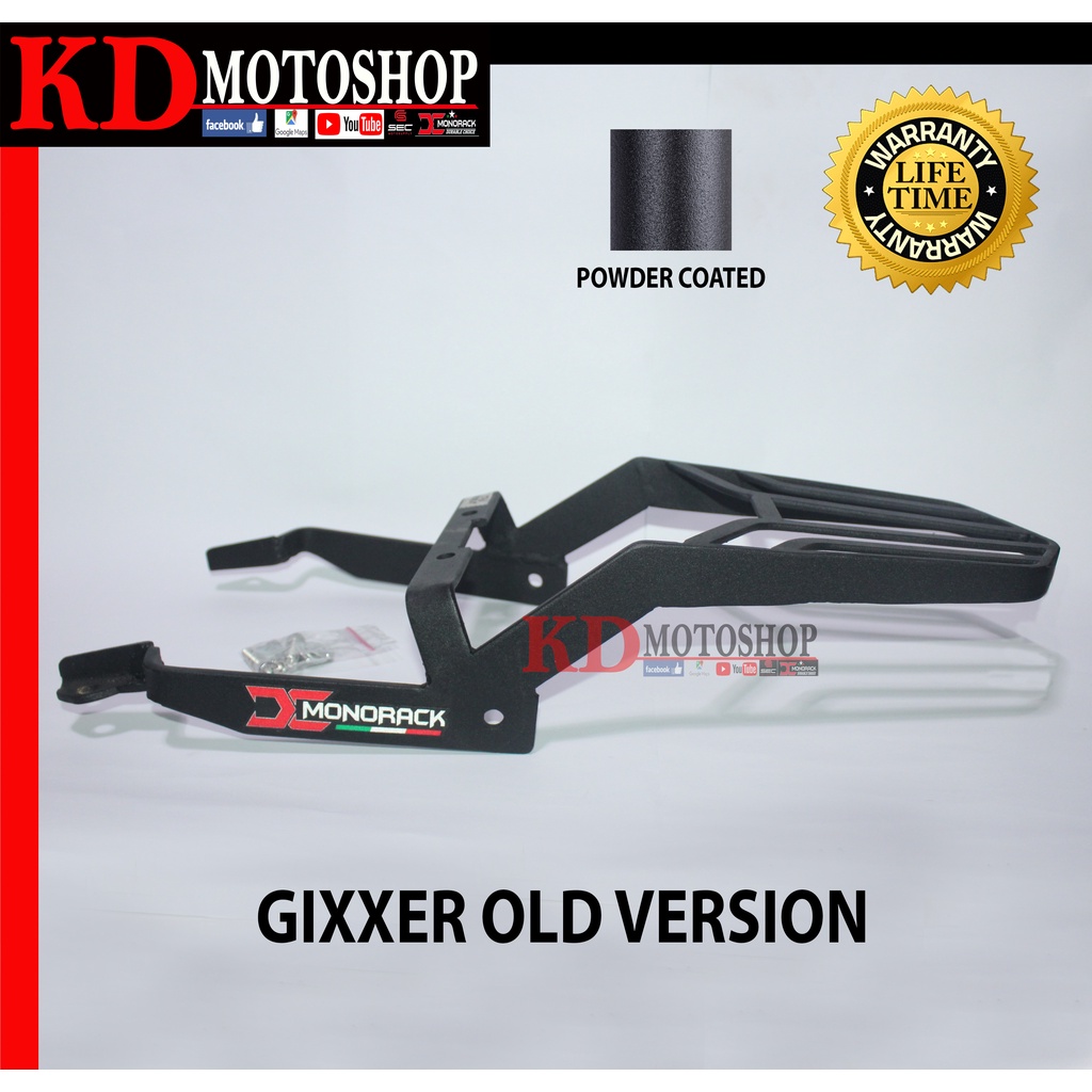 Suzuki Gixxer V1 DC Monorack Bracket Shopee Philippines
