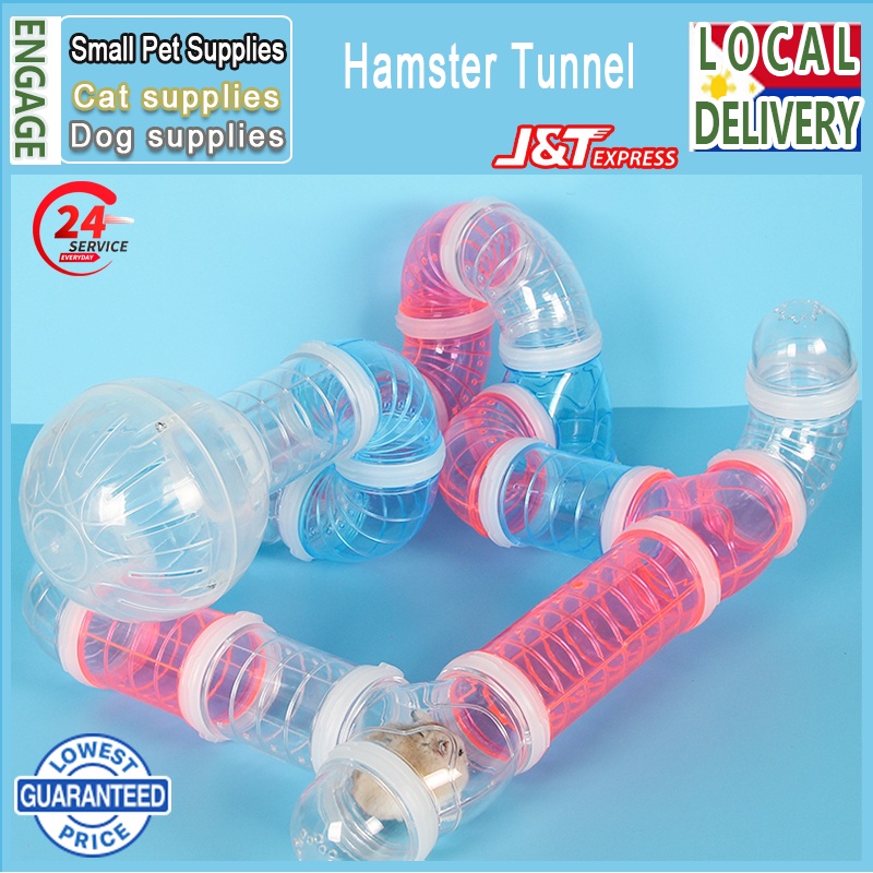 【Local delivery】Hamster Tunnel small pet Hamsters Toys Hamster Cage