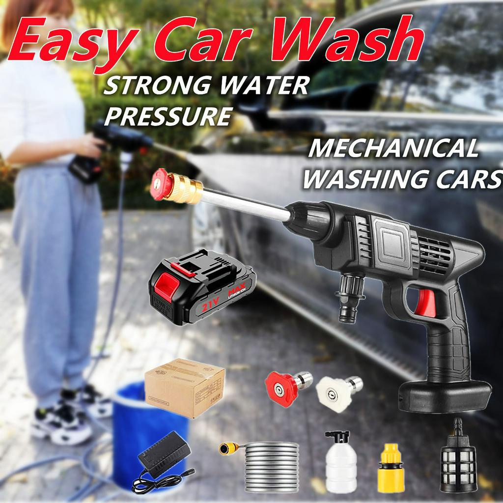 WIRELESS CAR WASHER 21v 48v Portable Cordless High Pressure Washer