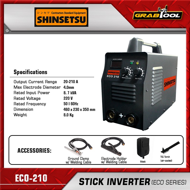Shinsetsu Welding Machine ECo210 Shopee Philippines