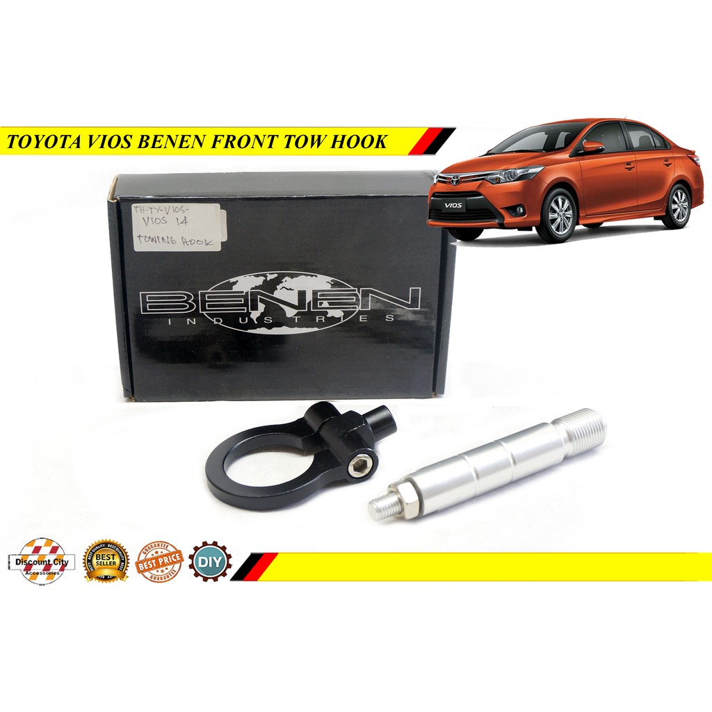 TOYOTA VIOS 20142017 Front Tow Hook BENEN (BLACK) Shopee Philippines