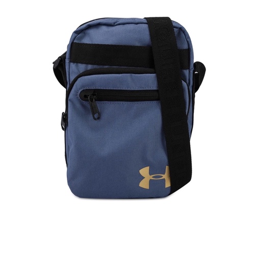 Under Armour Crossbody Bag (Mineral Blue/ Metallic Faded Gold) Shopee
