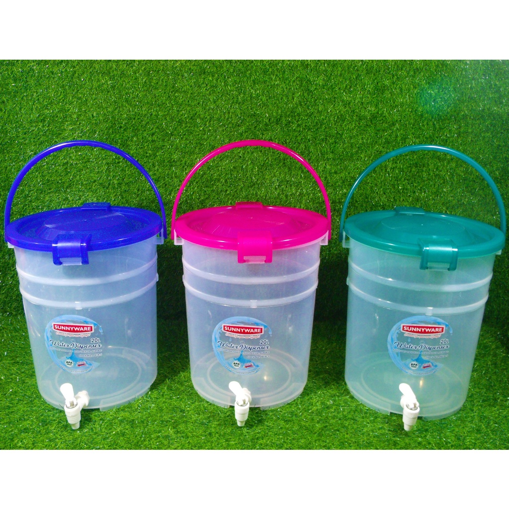 9818S Sunnyware Round Water Jug / Water Dispenser 20 Liters with