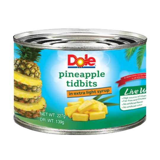 Dole Pineapple Tidbits 227g Shopee Philippines