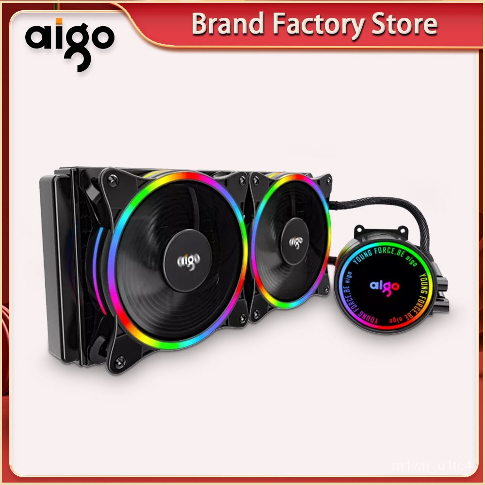 Aigo AC Water Cooling CPU Cooler 120 240 360 mm rgb fan Liquid Heatsink