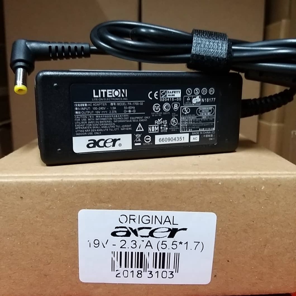 Original Laptop Charger Adapter Acer Aspire 3 A311 A314 A315 Series