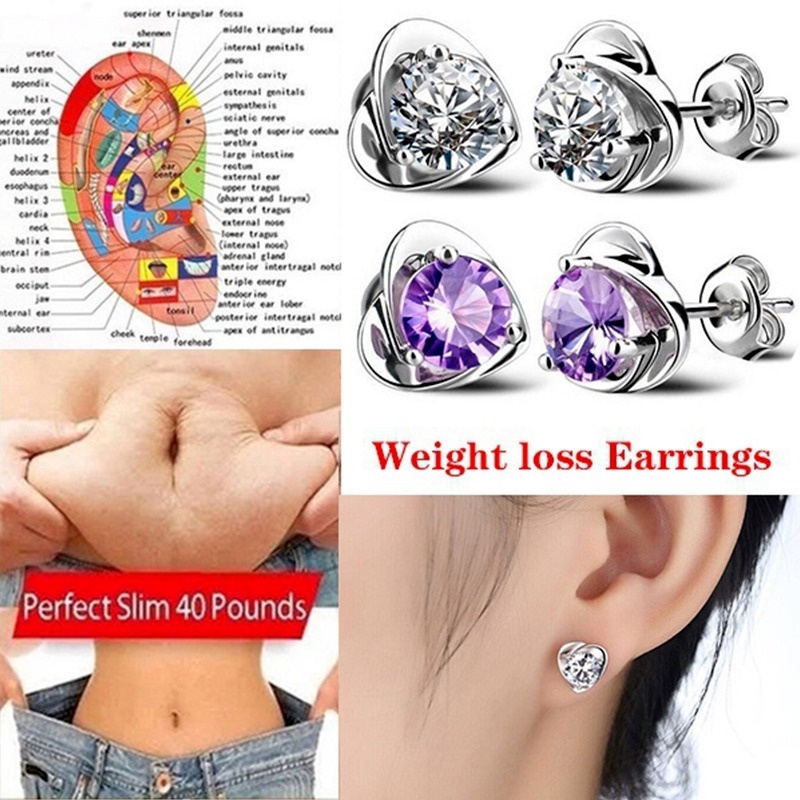 Eelhoe Slimming Earrings Weight Loss Body Relaxation Massage