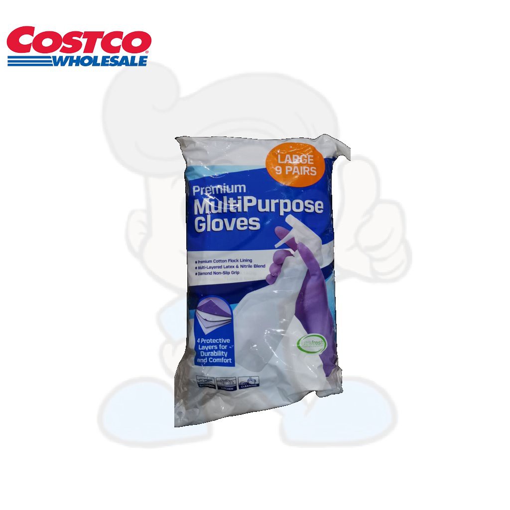 9 Pairs Clean Ones Premium Multi Purpose Rubber Gloves hand dishwashing