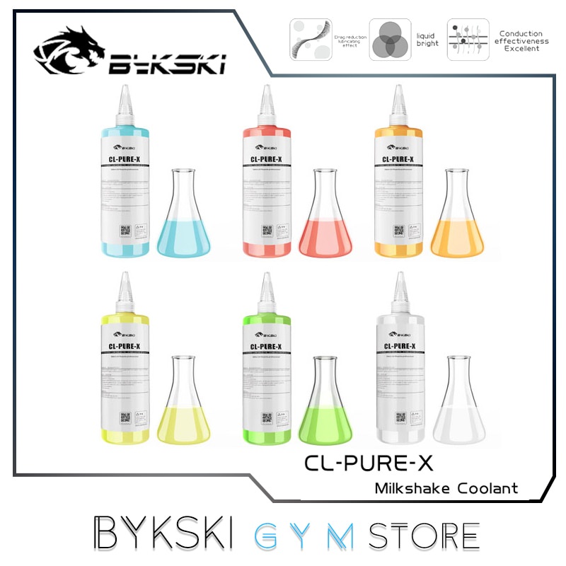 Bykski Milkshake UV Water Cooling Liquid Computer Radiator High Thermal