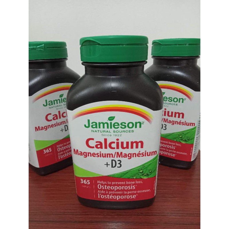 Jamieson Calcium/Magnesium + D3 (350 caplets) 🇨🇦 Shopee Philippines