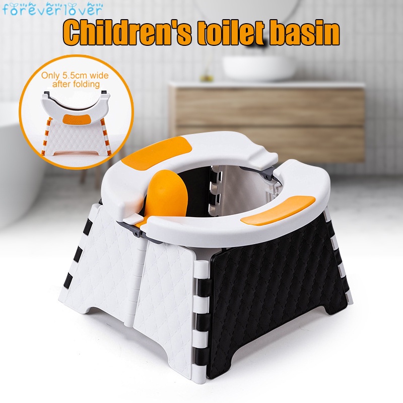 Portable Potty Training Seat for Toddler Kids Travel Potty Foldable