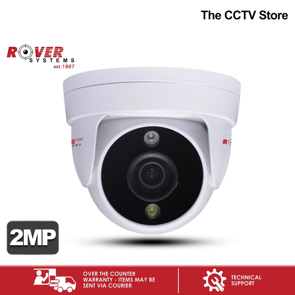 Rover Systems 2MP 1080P XVI Dual Light Dome CCTV Camera Indoor Security CCTV Camera Shopee