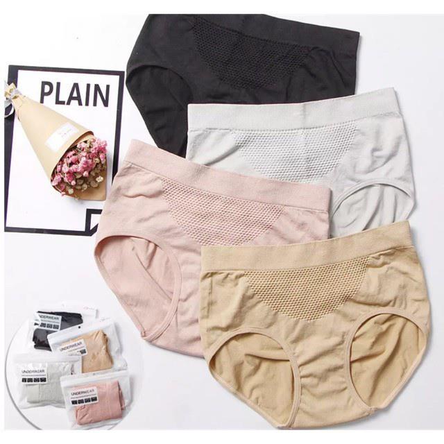 PANTIES FOR WOMAN ♕Mumu P03 Woman Hip Soft Stretch Panties Full Panty