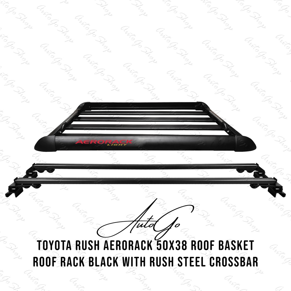Toyota Rush 20182022 50x38 Roof Basket Roof Rack Black with Rush Steel