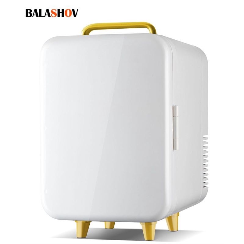 6L Mini Fridge Refrigerator Cooler Warmer Refrigerators 12V/220V Beauty