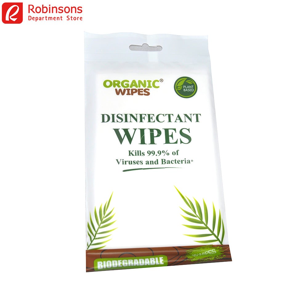 Organic Wipes Disinfectant Wipes 15s Shopee Philippines