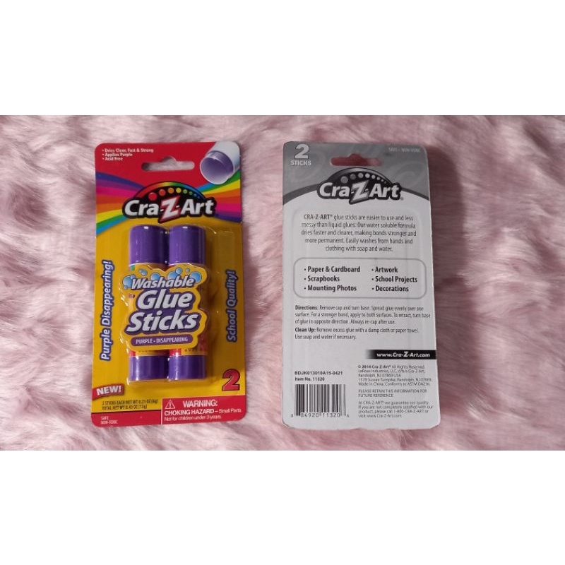 CrazArt washable glue sticks Shopee Philippines