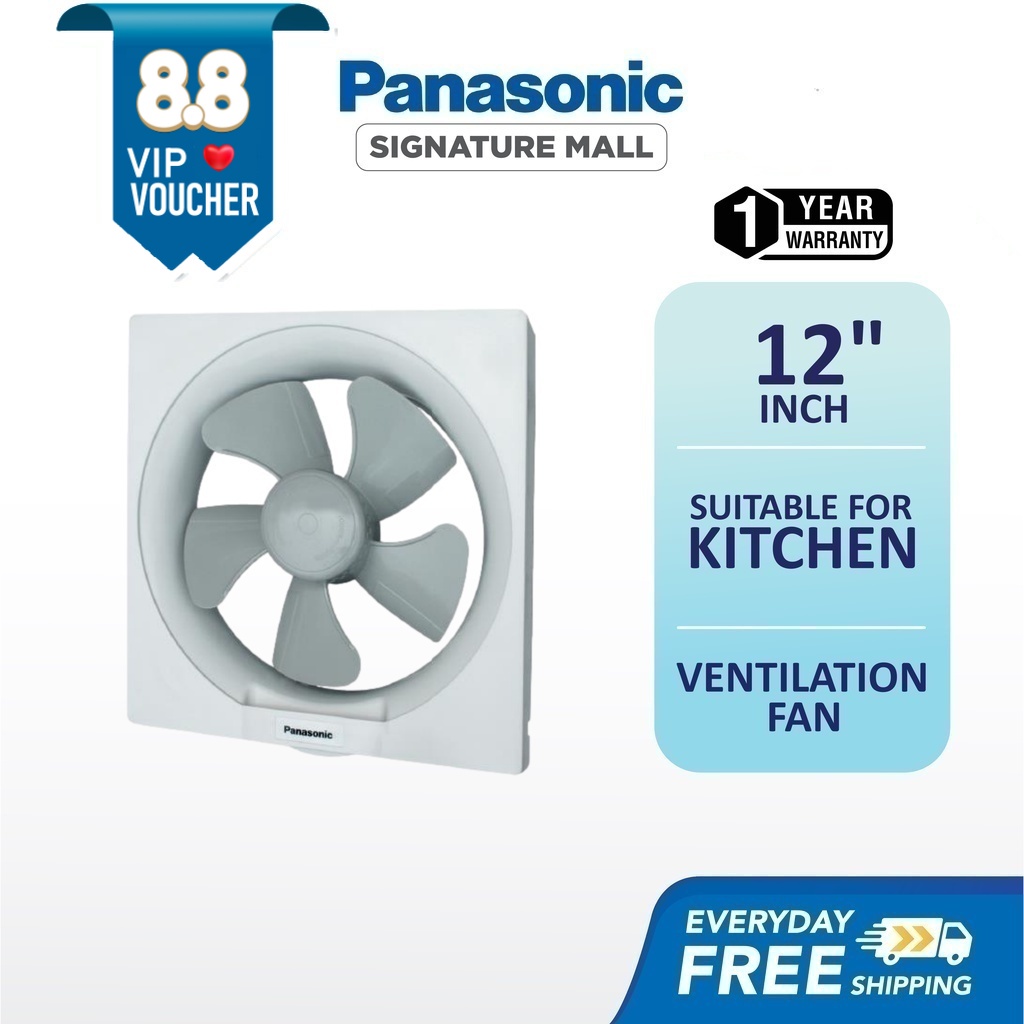 PANASONIC FV-30 Wall Mount Ventilating Fan FV-30AUM8 12 INCH Kitchens