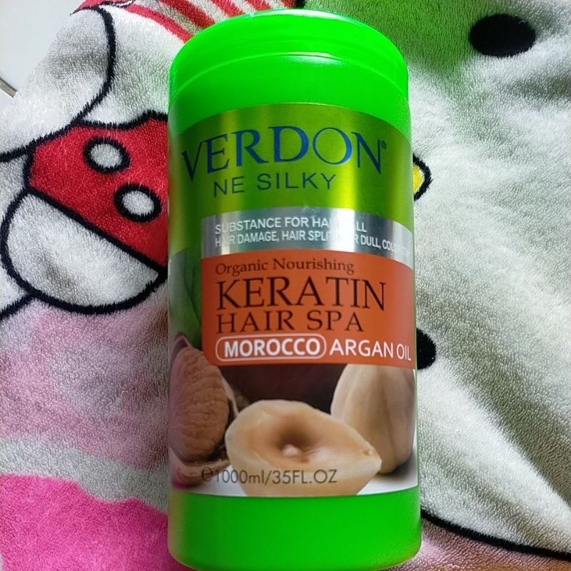 VERDON NE SILKY KERATIN HAIR SPA ORGANIC NOURISHING MORROCO ARGAN OIL