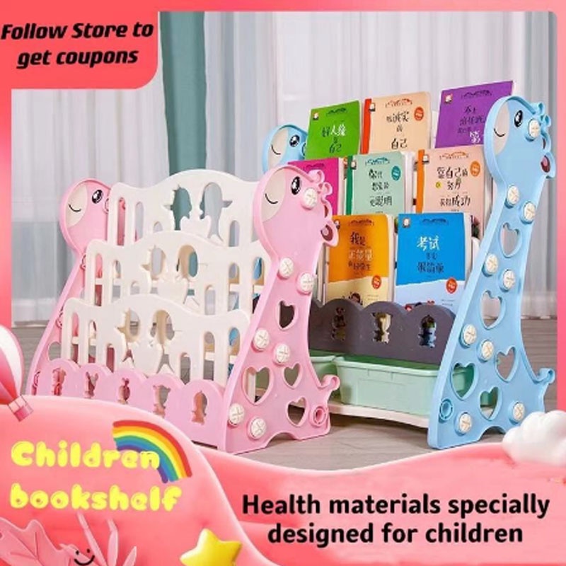 Children's Bookshelf Floor Simple Shelf Racks Baby Tidy Bookcase Storage Rack Toy Household
