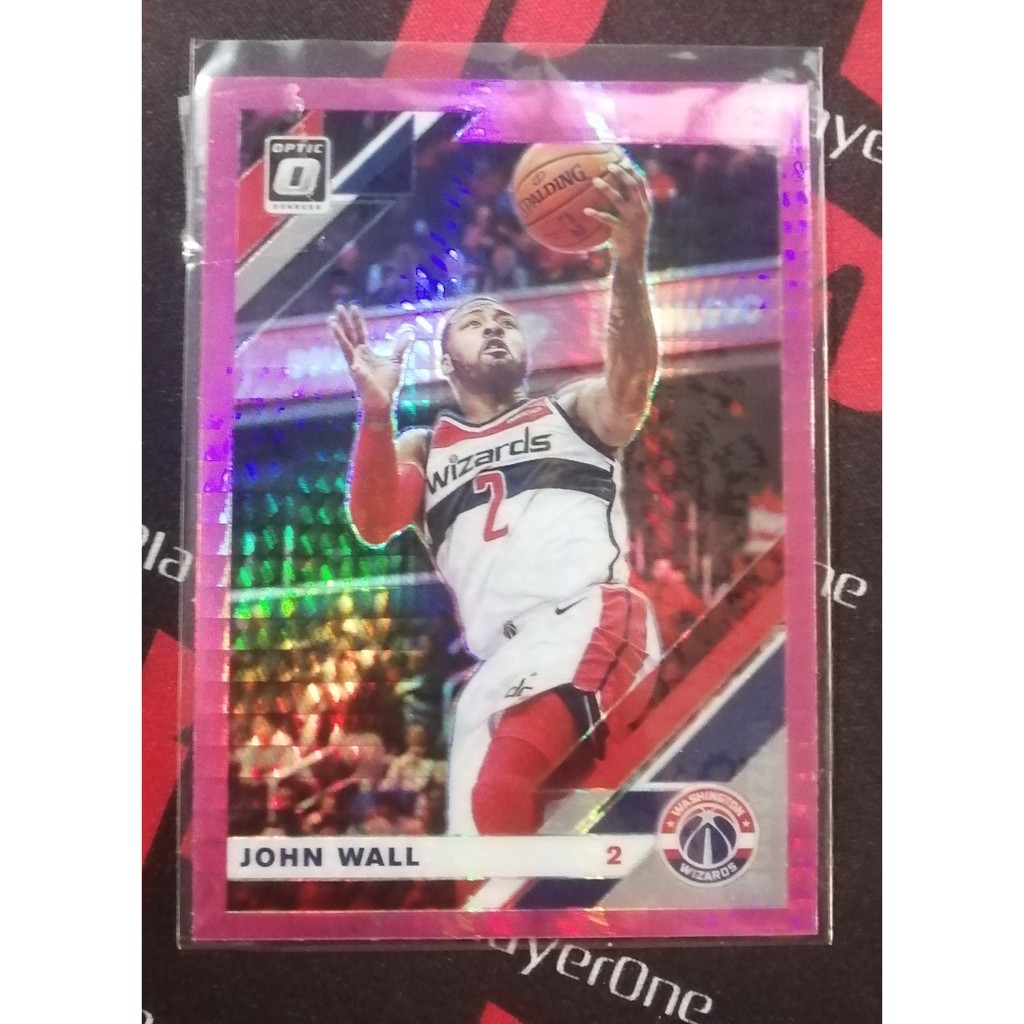 Panini Optic Hyper Pink Parallel NBA Card (Check Variation)(Instant