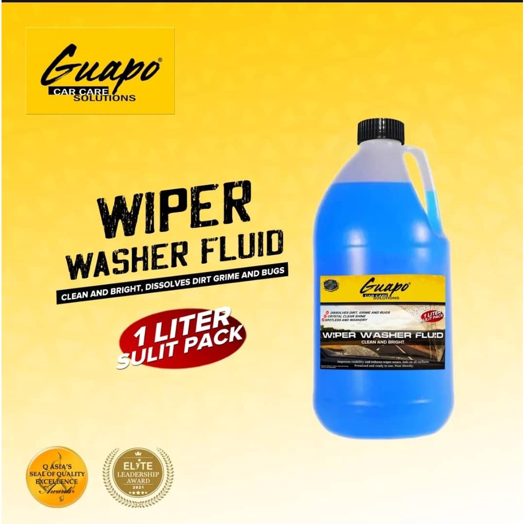 Guapo Car Care Solutons Wiper Washer Fluid 1 Liter Shopee Philippines