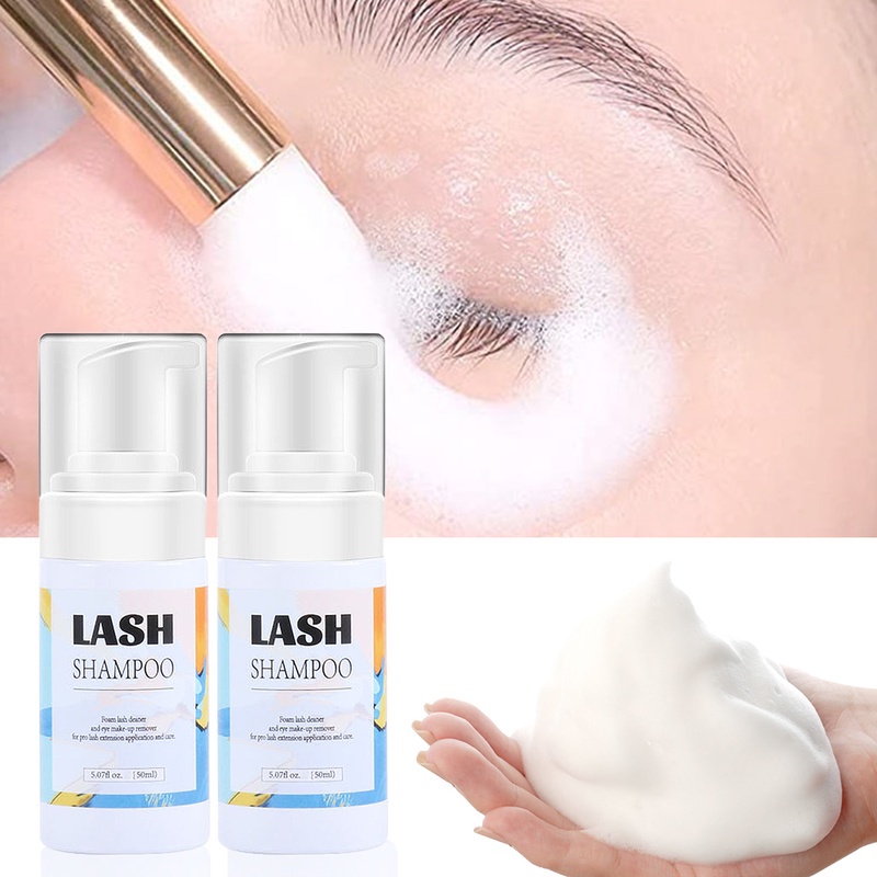 60ML Eyelash Cleansing Mousse Deep Cleansing Grease Grafted Eyelashes Lightweight Gentle Non