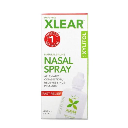 hot sale**Xlear, Natural Saline Nasal Spray with Xylitol, Fast Relief