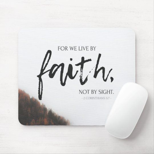 BIBLE VERSE Rubber Mouse Pads Gaming Mouse Pads 3mm Size 8.5x7 Inches