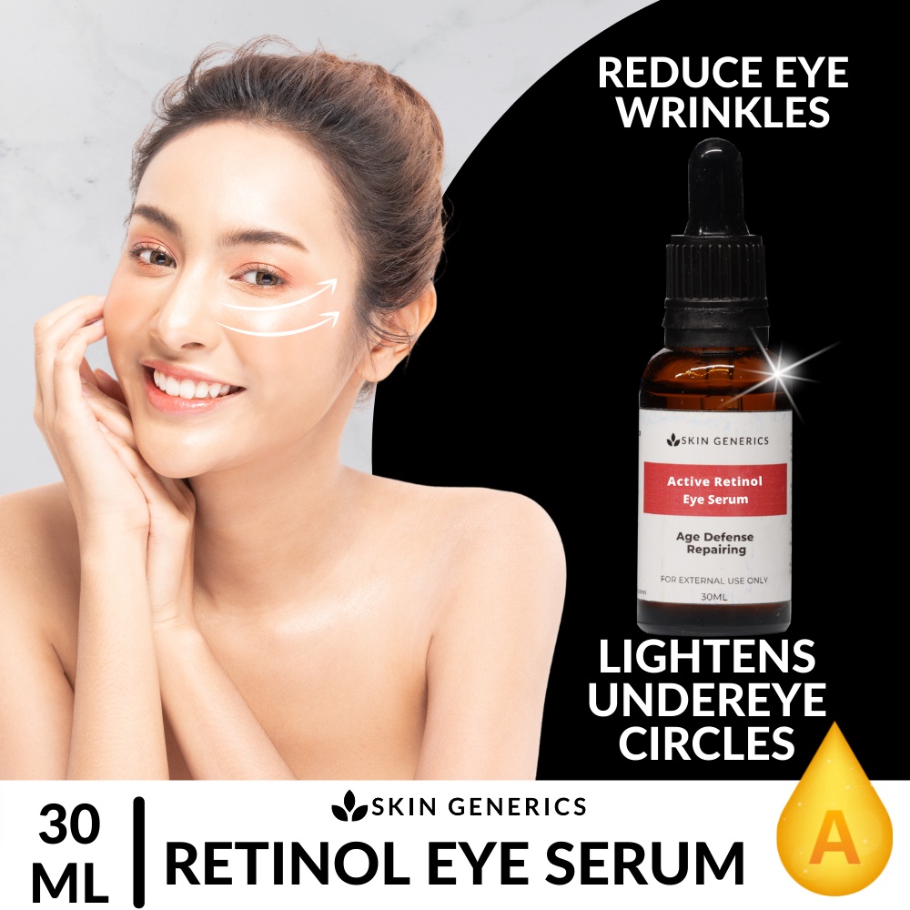 [ RETINOL EYE SERUM ] SkinGenerics Retinol & Vitamin E Lifting Eye