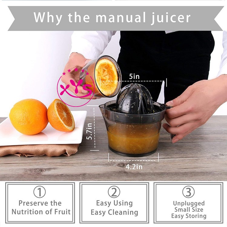 4in1mul TIFUNCTIONAL orange juice separator Handpressed juice squeezer