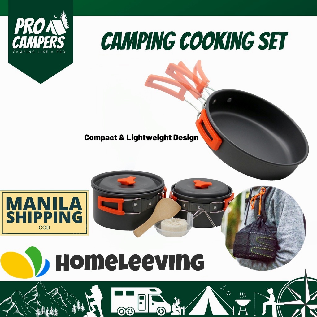 【In Stock】Camping Cooking Set Cooking Set for Camping Ships From Manila