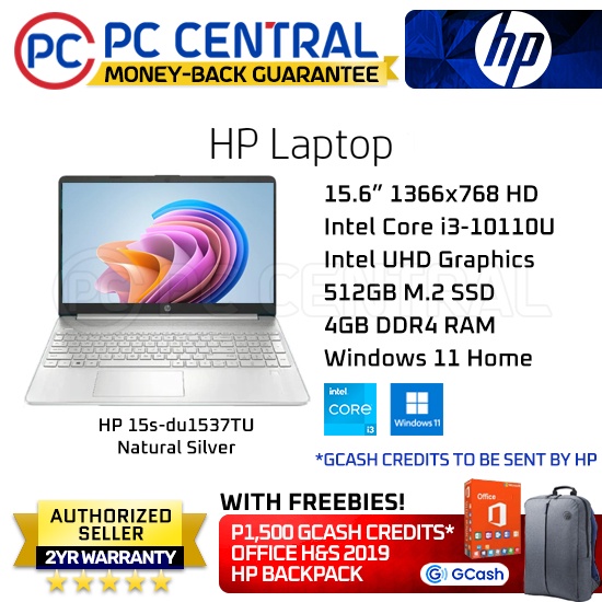 Hewlett Packard HP Performance Laptop (Hp 15sDu1537tu) Intel Core I3