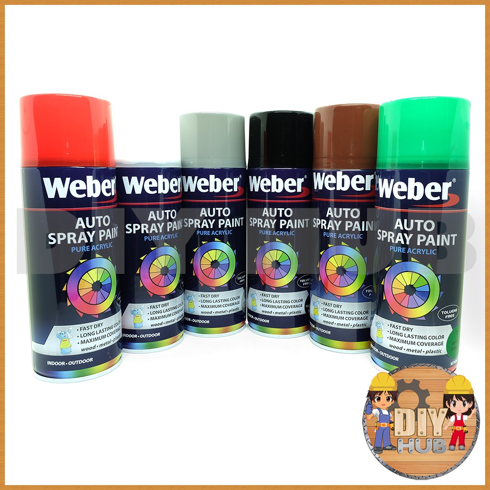 WEBER Acrylic Spray Paint 400ml Shopee Philippines
